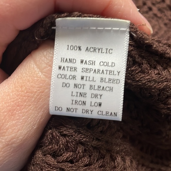 Size small/medium Sweet Generis chocolate colored cardigan - Picture 5 of 5